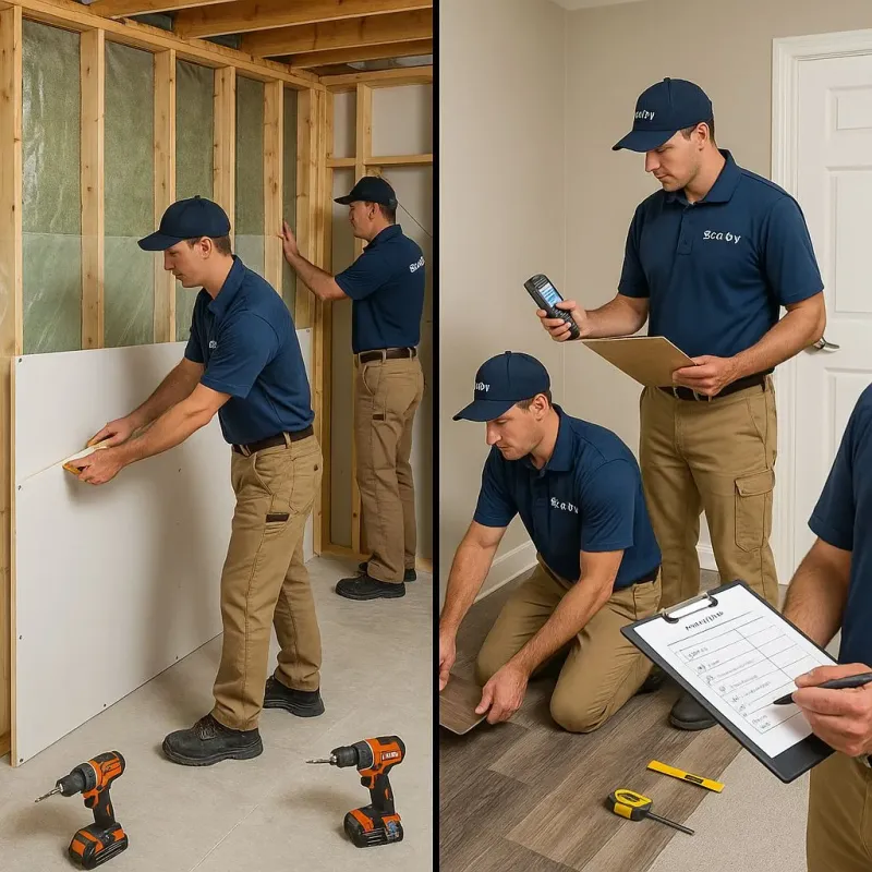 Repairs and Reconstruction process in West Wyomissing, PA