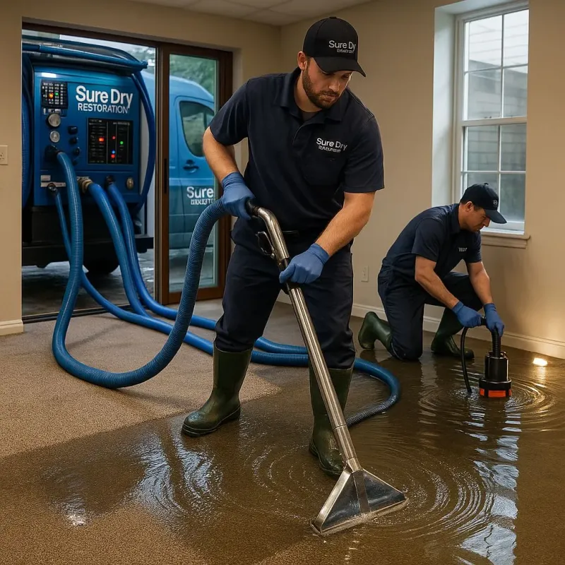 Water Extraction and Removal process in West Wyomissing, PA